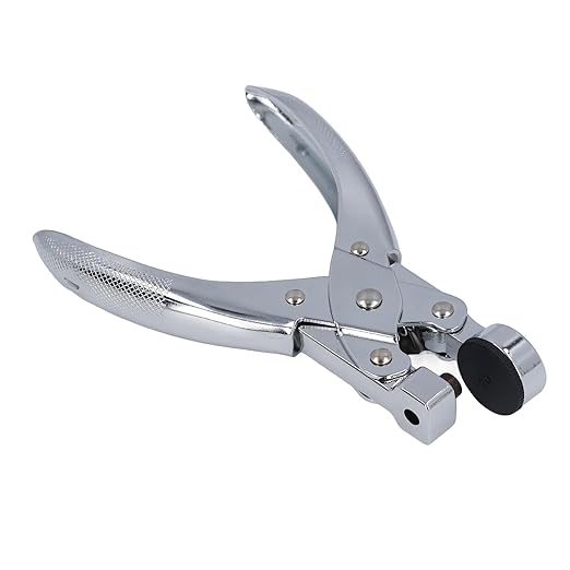 Plastic Bag Hole Puncher, Lightweight Comfortable Handle Single Hole Punch Sturdy for School (6mm)