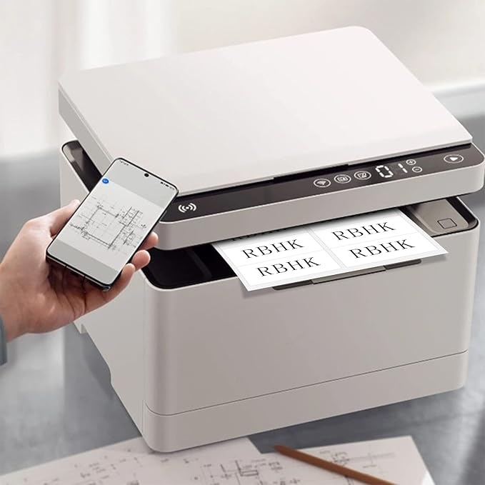 10 per Page Labels, Blank White Permanent Adhesive Shipping Address Labels for Laser/Ink Jet Printer, 2" x 4", 10-UP Labels (100 Sheet, 1000 Labels)