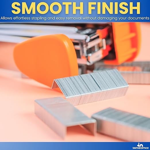 1InTheOffice Standard Staples, Staples for Stapler, Replacement Staples Refill, 1/4" Leg Length, 25000 Staples/Box