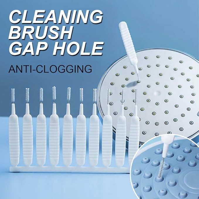 Upgrade Shower Head Cleaning Brush, Gap Hole Anti-Clogging Cleaning Brush, Shower Head Cleaner Picks Brush Tiny Cleaning Brush for Shower Head, Multifunction Shower Head Cleaning Brushes (40PCS)