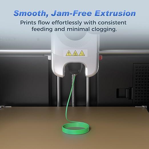 FLASHFORGE Rapid PLA Filament 1.75mm +/- 0.02mm Yellow to Green Gradient, Max 500mm/s High Speed Printing, 3D Printer Filament 1kg(2.2lbs), Changing Colors with Light