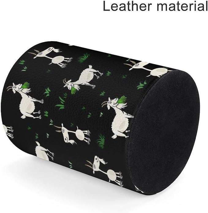 Goat Pen Holder Pencil Organizer Cute Pencil Cup Desk Decor Makeup Brush Holder PU Multifunctional Office Suppliesfor Home Classroom School