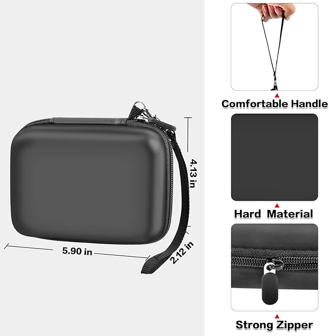 Labels Printer Case Compatible with COLORWING D30 Bluetooth Wireless Portable Labeling Printer Also for Phomemo D30 D35 for Memoking Mini Thermal Printing Sticker Storage Holder