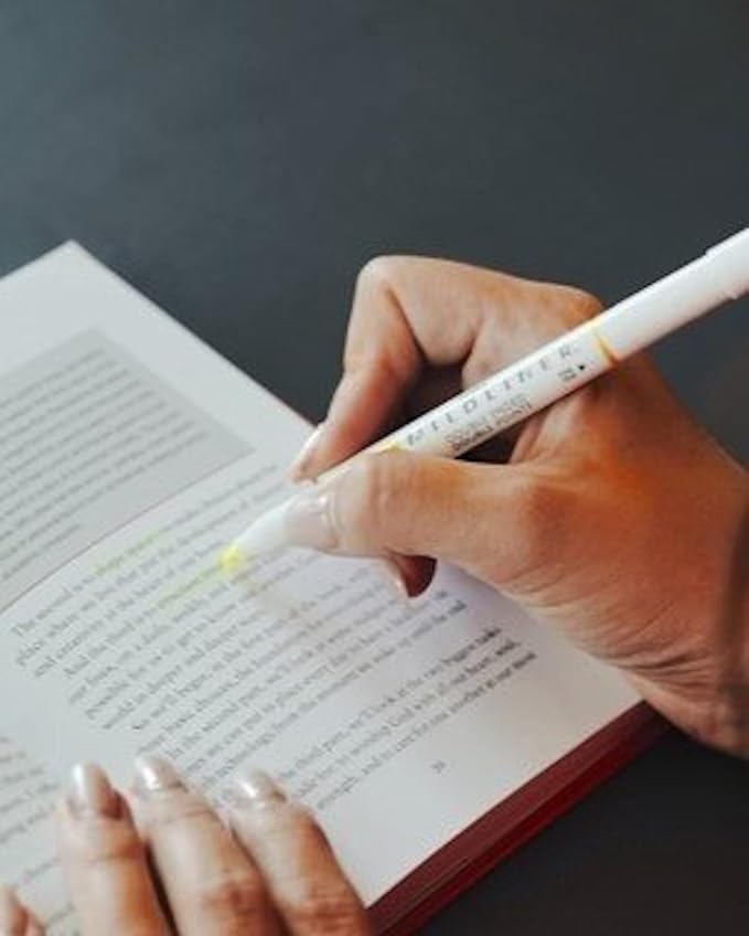 Zebra Pen F-301 Ballpoint Fine Point 0.7mm Stainless Steel Retractable Ballpoint 6-Pack with Bonus Mildliner Highlighter – Easy-Glide Ink, Non-Slip Grip, Metal Clip, Refillable with F-Refill (27193)