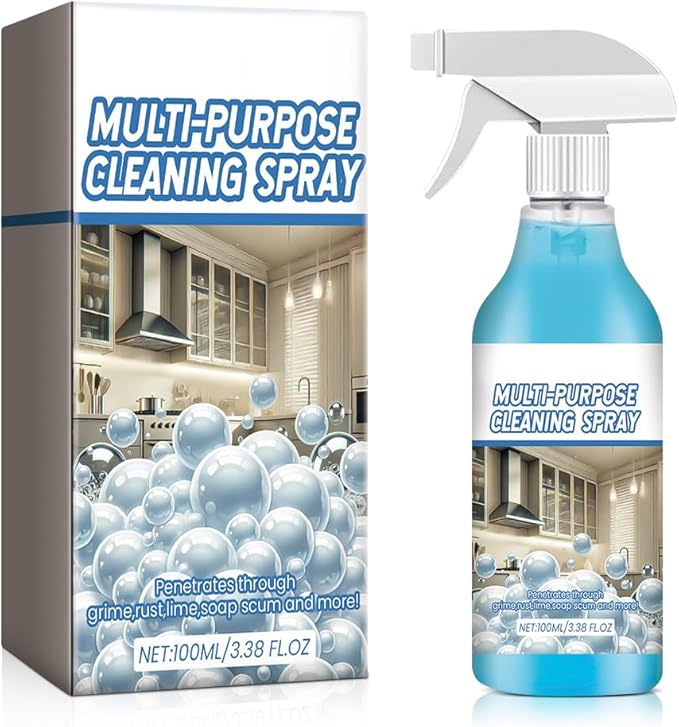Spray Splash Cleaner, 2026 New Multi-Purpose Handheld Degreaser, Upgraded Foam Sprays for Ovens, Easy-To-Use Rust Remover for Kitchenware, Grime Remover Spray for Home Family (1)