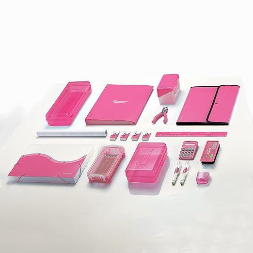 Single Hole Punch Metal Pink, 1/4” Hole Puncher with Soft Grip Handles for Paper and Crafts Round Circle Shape, for Kids and Adults, Also Available in Green, Blue, Red, Purple, Grey, 1 Pc – by Enday