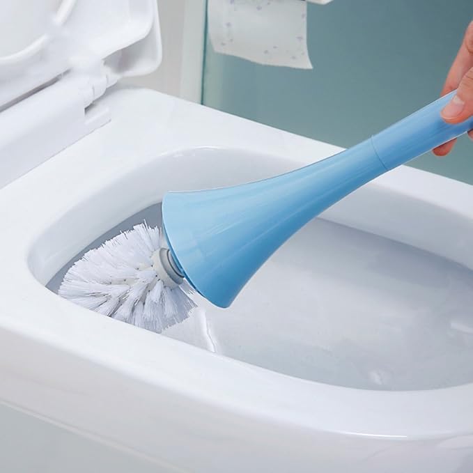 Toilet Brush with Holder, INCHANT Bathroom Detachable Toilet Brush - Blue
