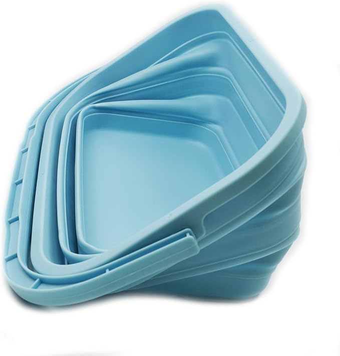 SAMMART 11.6L (3.06 Gallon) Collapsible Rectangular Handy Basket/Bucket (Sea Angel, 1)