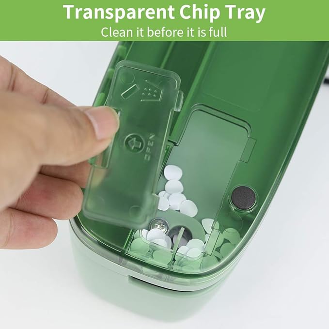 AFMAT HP10 Electric 3 Hole Punch, Three Hole Punch Heavy Duty, 20-Sheet Punch Capacity, AC or Battery Operated, Effortless Punching, Long Lasting Paper Punch for Office, School, Studio, Green