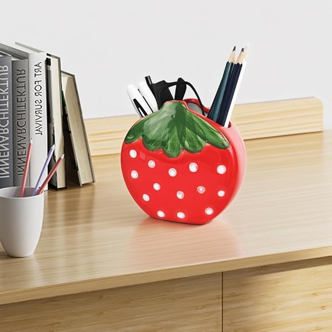 Pen Pencil Holder Ceramic Cup Container Desk Organizer Stand Decor Brush Scissor Holder Decoration For Office Home School