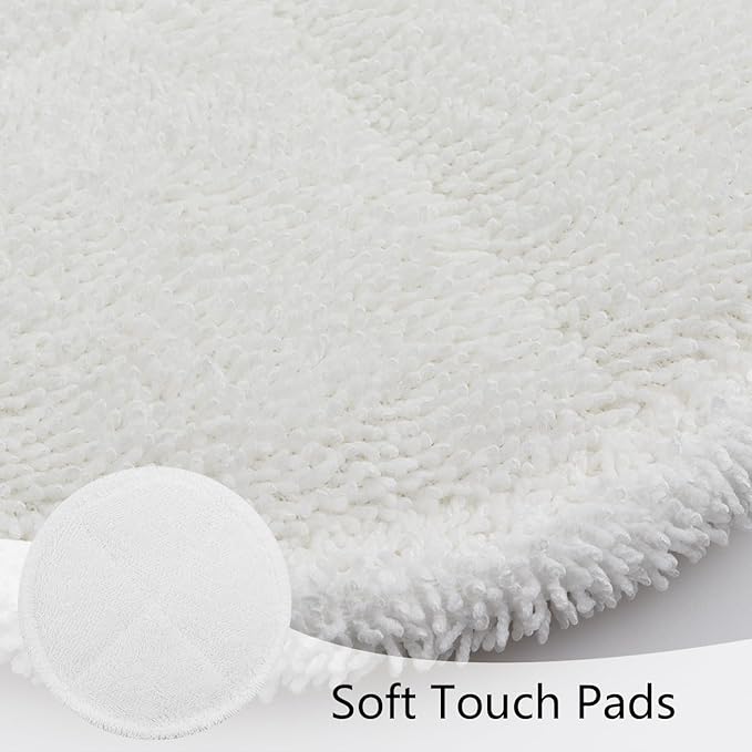 BeiLan Spin Wave Mop Pads Fit for Bissell Spin Wave 20399 23157 23159 2039A 2124A 20393 2039T 2039W 20391 20395 2307 2315A Soft Scrubby Pads for Hardwood Floor Cleaning Replacement Pads(12Pack)