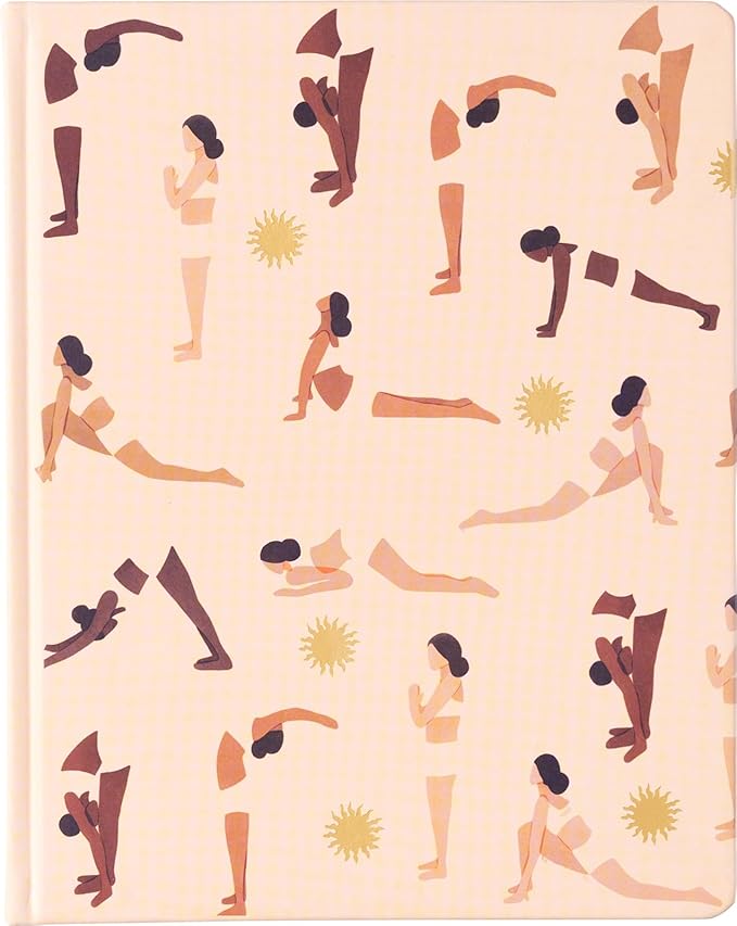 Eccolo Large Lined Journal Notebook, Writing Journal, 256 Ruled Ivory Pages, Ribbon Bookmark, Lay Flat, Desk Size for Work or School