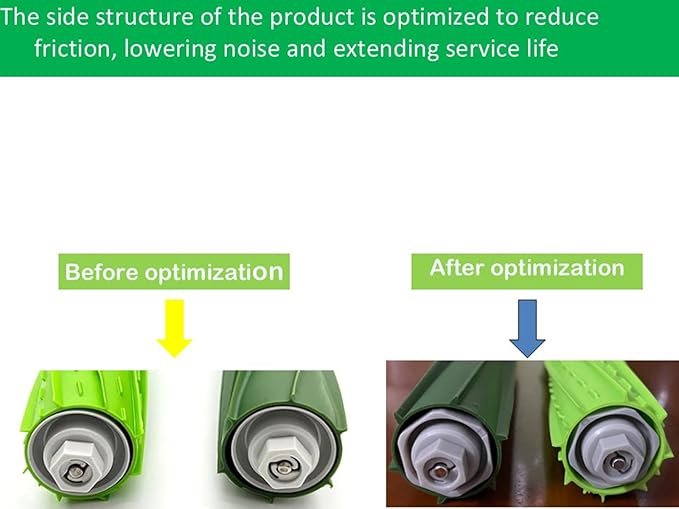 CKinmeies 2 Set Replacement Brushes Compatible for iRobot Roomba I & J and E Series i1 i1+ i2 i3 i3+ i4 i4+ i5 i5+ i6 i6+i7 i7+ i8 i8+ j5 j6+ j7 j7+,Combo i5 i5+j5 j5+ Vacuum Cleaner (2)