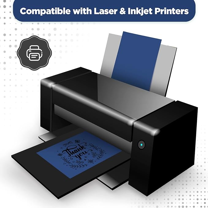 Harloon 100 Pcs A9 Envelopes 5.75 x 8.75 Inch Self Adhesive Wedding Invitation Envelopes Paper Greeting Card Envelopes for Photos Documents Letters Announcements Baby Shower Office (Navy Blue)