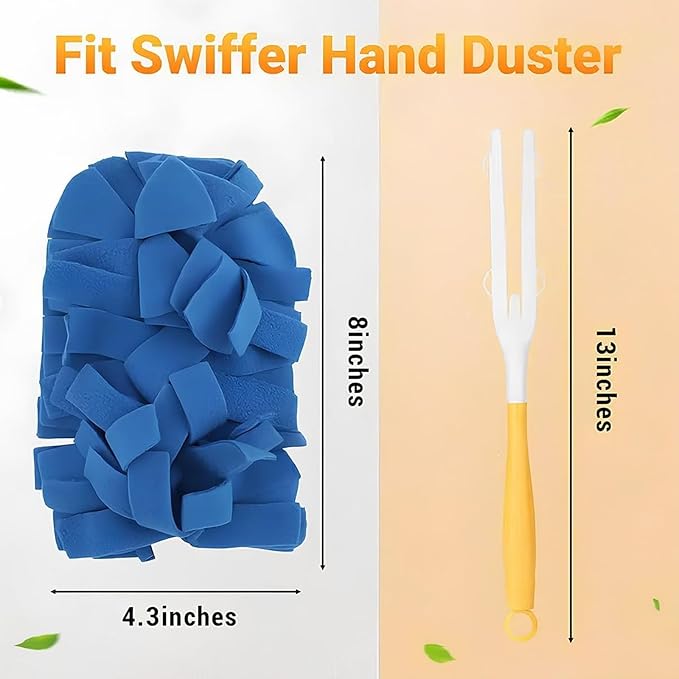 Reusable Microfiber Duster Refills, 360° Electrostatic Duster Refills — The Sustainable Choice for a Dust-Free Home, Washable Replacement Dusters, for Car Interiors, Electronics (Rose Red)