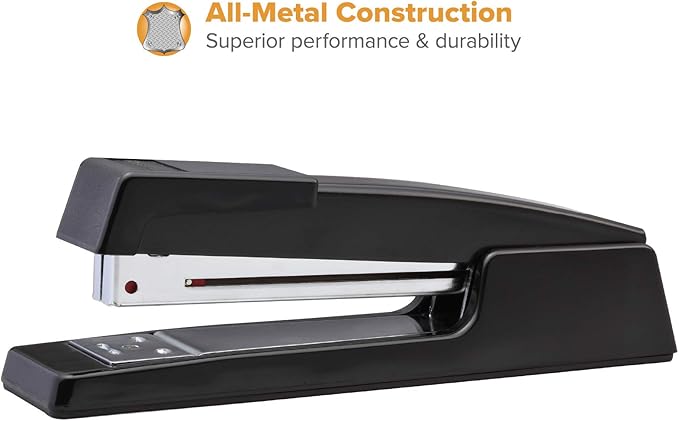 Bostitch Executive Full Strip Stapler - 20-Sheet Capacity, All-Metal Construction, Dual Clinch, 2-Pack