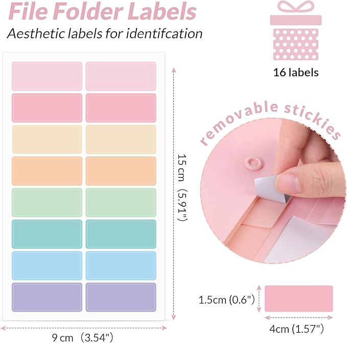 SKYDUE Expanding File Folder, Accordion File Organizer with 8 Pocket & Inner Card Pocket, Expandable Document Paper Receipt Holder for School Office Hospital, Letter/A4 Size Pink