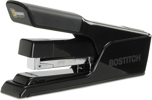 Bostitch Office EZ Squeeze 40 Sheet Flat Clinch Desktop Stapler, Reduced Effort, Black (B9040)
