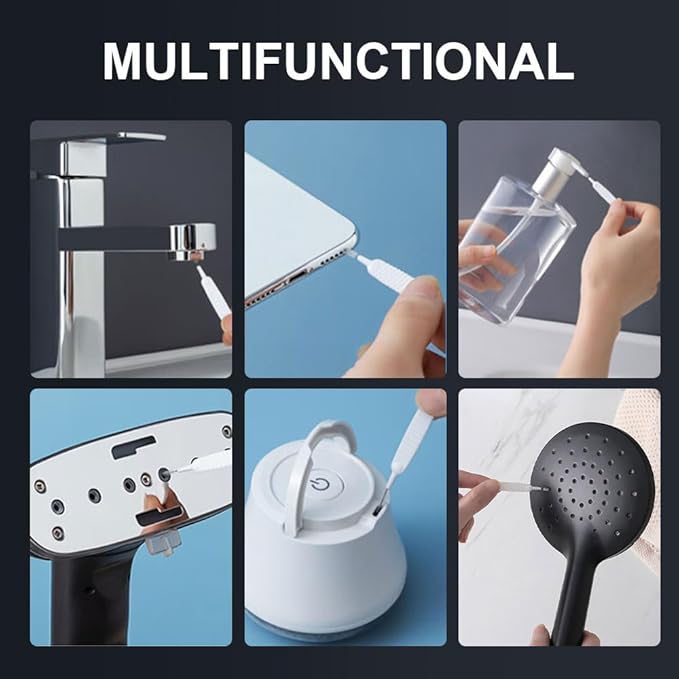 Upgrade Shower Head Cleaning Brush, Gap Hole Anti-Clogging Cleaning Brush, Shower Head Cleaner Picks Brush Tiny Cleaning Brush for Shower Head, Multifunction Shower Head Cleaning Brushes (20PCS)