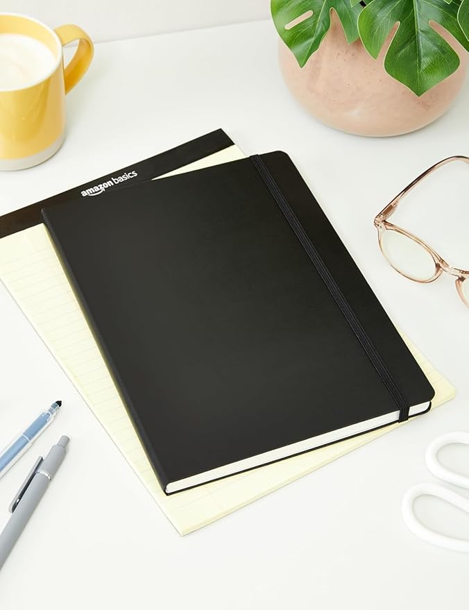 Moleskine Smart Notebook, Smart Writing System, Digital Notepad with Hard Cover, Ruled Pages and Elastic Closure, Size Extra Large 19 x 25 cm, Colour Black