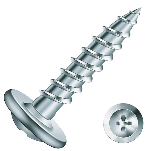 #8 x 3/4" Wood Screw 250Pcs Alloy Steel Standard Thread Truss Head Fast Self Tapping by SG TZH