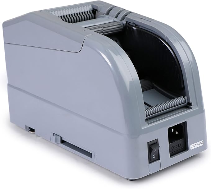 U.S. Solid Automatic Tape Dispenser, Electric Ribbon Cutting Machine JF-7000, Tape Width 6-60mm Length 5-999mm, Adhesive Tape Cutter Upgraded Silicone Feed Wheel