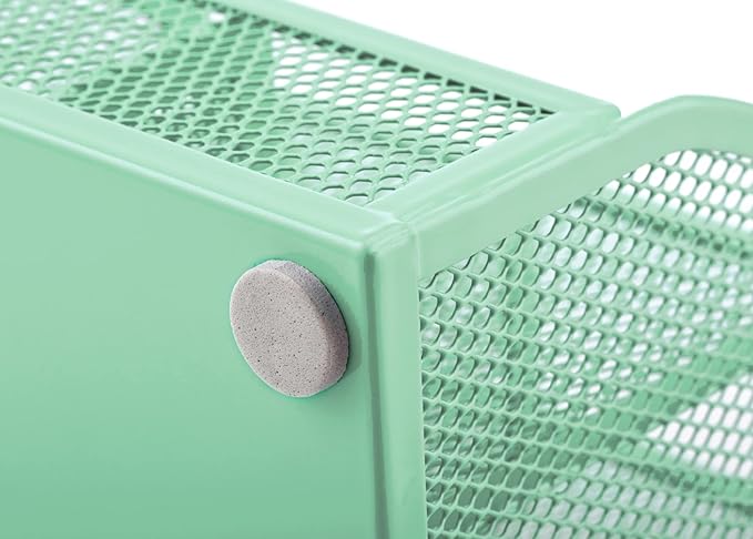 Annova Mesh Desk Organizer Office with 7 Compartments + Drawer/Desk Tidy Candy/Pen Holder/Multifunctional Organizer (Green23)