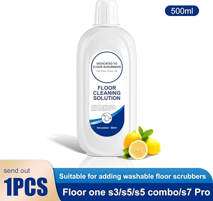 Nukisa Floor Cleaning Solution Compatible With Tineco, Deep Cleans for Multiple Hard Floors, Suitable With All Robot Vacuums with Mopping and Cordless Wet/Dry Vacuum Mop Cleaner (Original 2 Bottle)