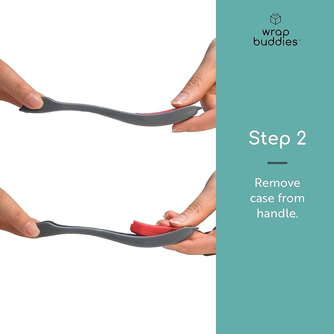 Wrap Buddies Wrapping Paper Cutter – Effortless Cutting Tool for Gift Wrapping, Scrapbooking, and Crafts – Compatible with Various Paper Sizes – Ideal for Birthdays and Holidays - 6 Blades