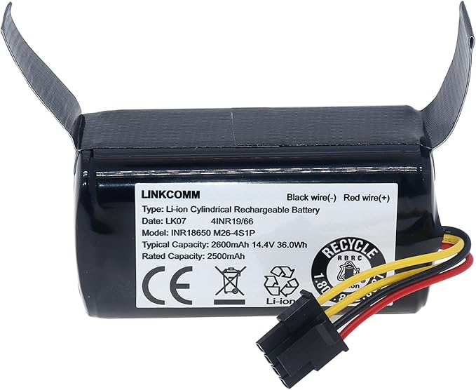 LINKCOMM Battery Replacement for AIRROBO P10 Robot Vacuum