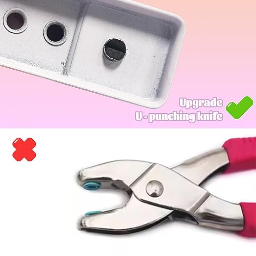 Hole Punch, Hole Puncher，1/4" Hole, Small Single Hole Punch One Mini Hole Puncher Purple