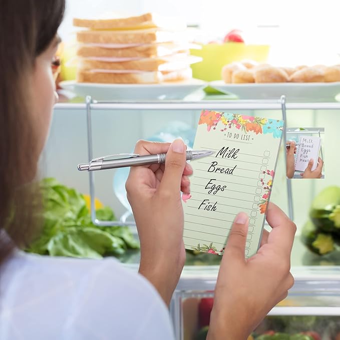 300 Sheets to Do List Notepad Daily Checklist Sticky Notes Cute Undated Memo Pad Color Block to Do Note Pad Weekly Plan Agenda and Organizer Planners for College(Flower Style,3.14 x 5.11 Inch)