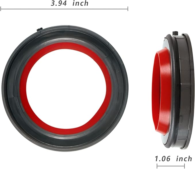 Dust Bin Bucket Top Fixed Sealing Ring Replacement for Dyson V12 SV18 SV20 Detect Slim & Digital Slim Vacuum Cleaner Accessories Assembly