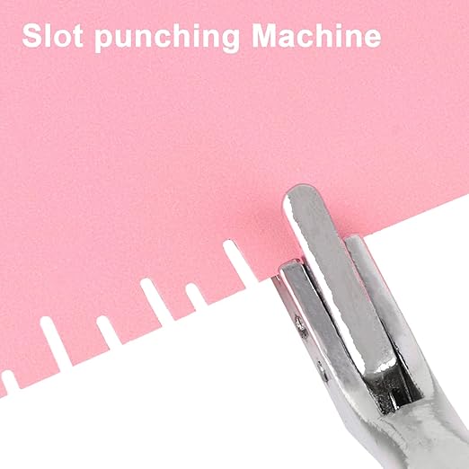 Rongon Pattern Notcher Paper Hole Punch Designer Tailor Sewing Plier with Spring Pattern Making Tool for Leathercraft, Paper Art, DIY Projects (Design Edge Tool, Ergonomic Grip) (2Pcs)