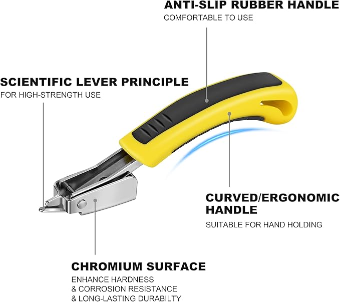 HAUTMEC 9600 Pcs Heavy-Duty Staples with Staple Puller Tool – 3 Types (D-Type 5000, U-Type 1600, T-Type 3000) for Upholstery, Carpentry, Repair & Packing, with Convenient Storage Box – HT0456