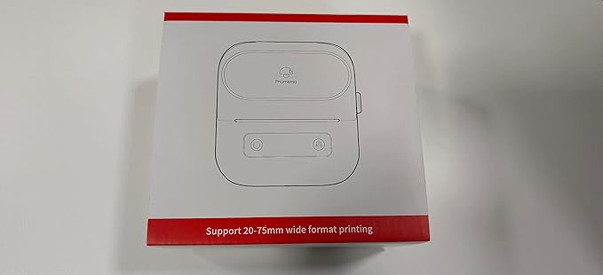 Phomemo M220 Label Maker, New Flagship 3.14 Inch Bluetooth Thermal Label Printer for Barcode, Address, Labeling, Mailing, File Folder, Portable Maker Easy to Use, Support with Smart Phone&PC