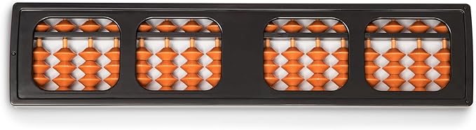 Digital Standard Abacus-25.4 cm-Professional 17-Column Soroban Calculator (Functional and Educational Tool)