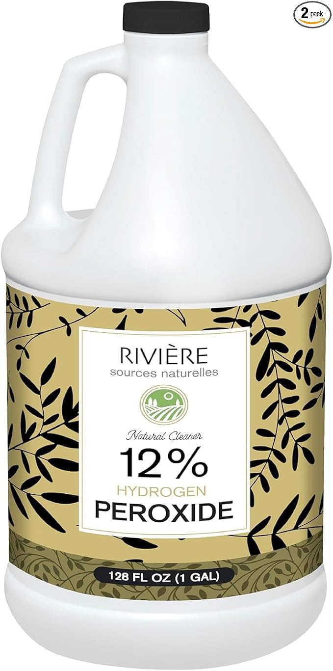 Rivière 12% Hydrogen Peroxide, 2 Gallons