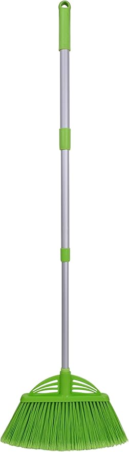 Xifando Three-Section Telescopic Aluminum Alloy Rod Long-Handled Broom