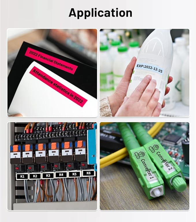 Phomemo LT12 Label Maker Machine with Tape, Rechargeable Handheld Label Makers with QWERTY Keyboard Portable Bluetooth Labeler with & 1600+ Icons, 30+ Fonts, for Home, Office, Gray