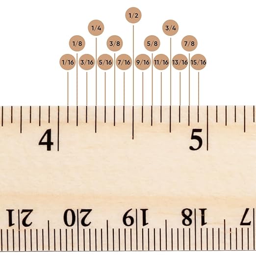 100Pcs 12 Inches Wooden Ruler - Wood Rulers Bulk for Classroom Students, 2 Scale Measuring Rulers with Centimeters & Inches - 30 cm Drafting Tools for Home Office School (100 Pack-12 Inch)