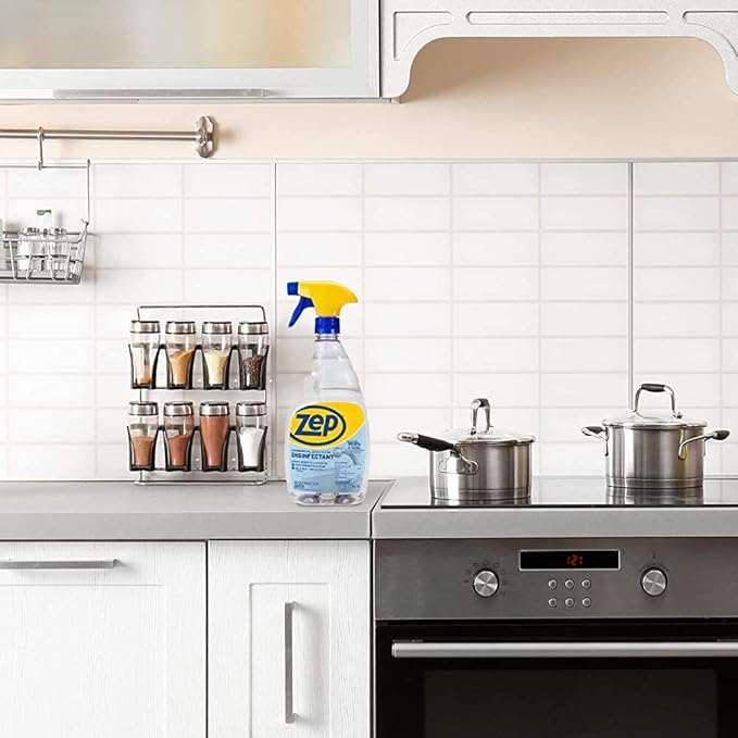 Zep Quick Clean Disinfectant 32 oz. Case of 12 Kills 99.9% of Bacteria in 5 Seconds (ZUQCD32)