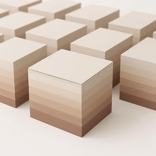 Thenshop 24 Packs Sticky Notes 3x3 Bulk Gradient Colorful Self Stick Note Pads Paper Memo for Office School Notebook Supplies 50 Sheets Pad (Autumn Color)