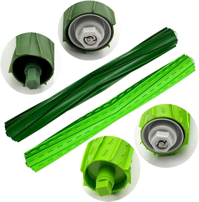 Theresa Hay Replacement Parts Fit for iRobot Roomba s9 (9150) s9+ (9550) s Series Wi-Fi Connected Robot Vacuum Kits (2 Rubber Brushes, 4 Filters, 6 Side Brushes)