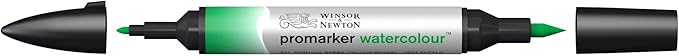 Winsor & Newton ProMarker Watercolor Marker, Phthalo Green (Yellow Shade)