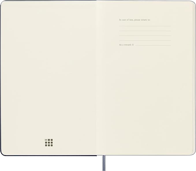 Moleskine Smart Notebook, Large, Ruled, Sapphire Blue, Hard Cover (5 x 8.25)