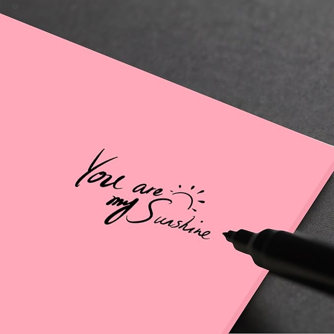 160 Sheets Cardstock Paper 8.5 x 11 Heavyweight Weight 200gsm Pink Card Stock Paper Printing, Crafts, Invitations | Smooth Printer Cardstock Paper | Bulk Construction Paper DIY & Professional Use