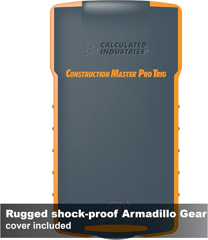 Calculated Industries 4080 Construction Master Pro Trig Advanced Construction Math Feet-Inch-Fraction Calculator with Full Trig Function for Architects, Engineers, Contractors, Estimators and Framers