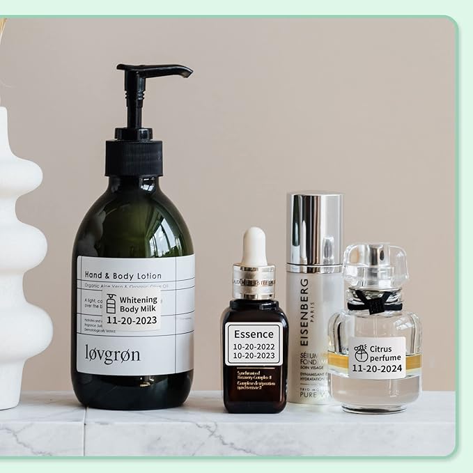 Phomemo M110 Labels, Label Maker Waterproof Labels, 1.57"x1.18" (40x30mm) Multi-Purpose Square Self-Adhesive Compatible for Phomemo M110/M100/M250/M221 Label Printer, 230 Pcs/Roll, Black on White