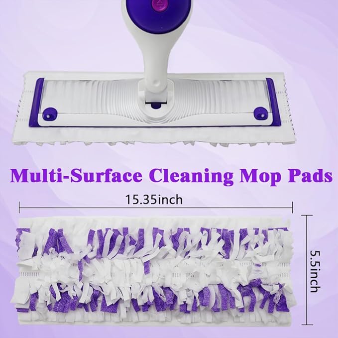 Disposable Mop Pads for Swiffer PowerMop Multi-Surface Mopping Pad Refills | Safe on All Finished Floors | Compatible with Swiffer PowerMop (20 Count)